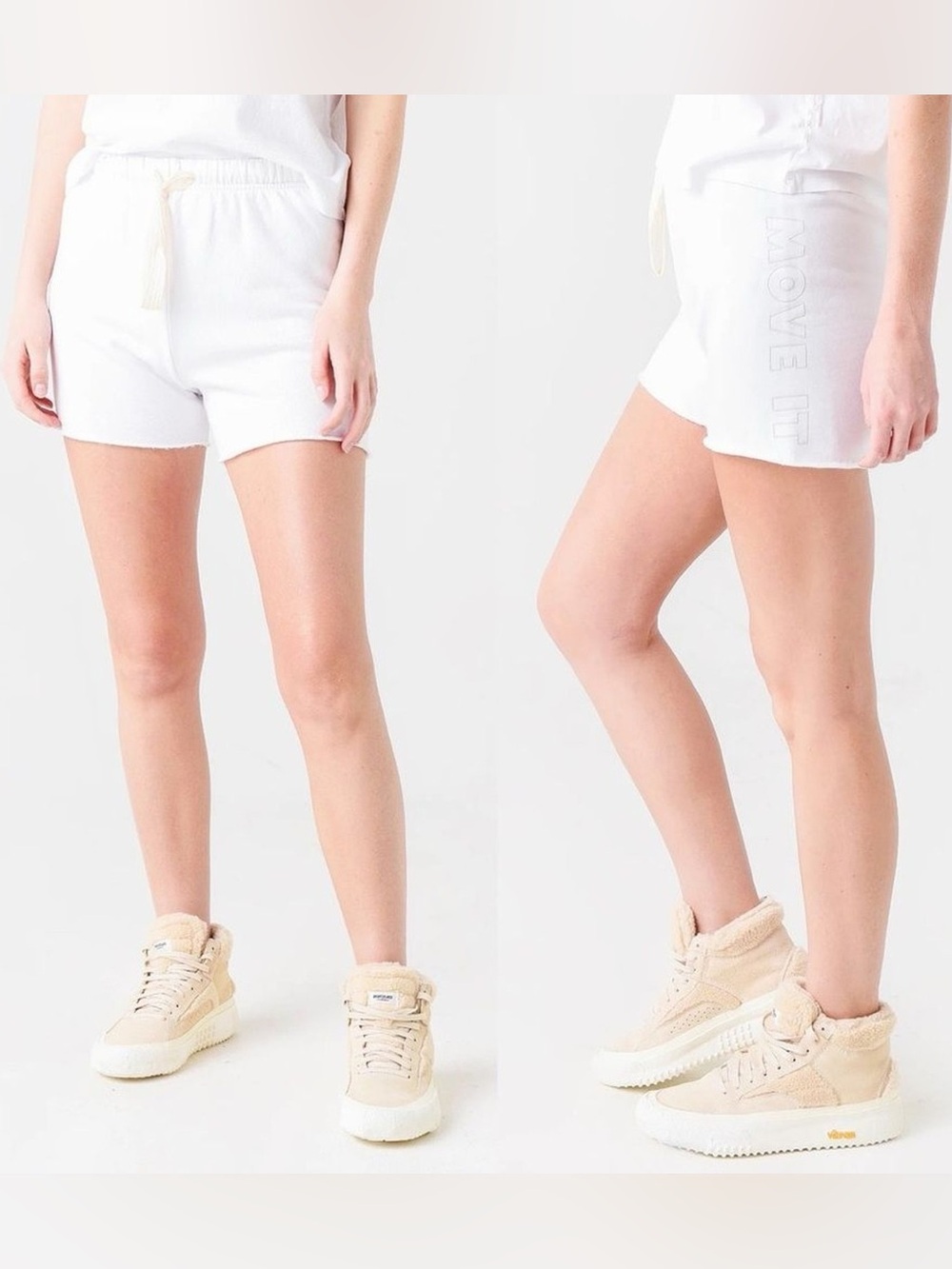 NWT Mother Move It The Bender Shorts Fray white small